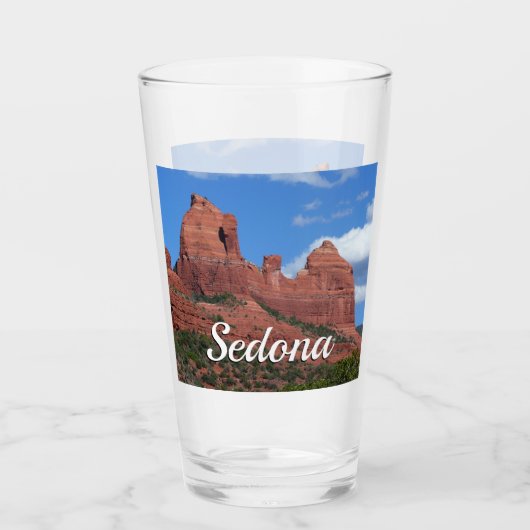 Eagle Rock I Sedona Arizona Travel Photography Glas (Voorkant)