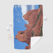 Eagle Rock I Sedona Arizona Travel Photography Golfhanddoek (Insitu)