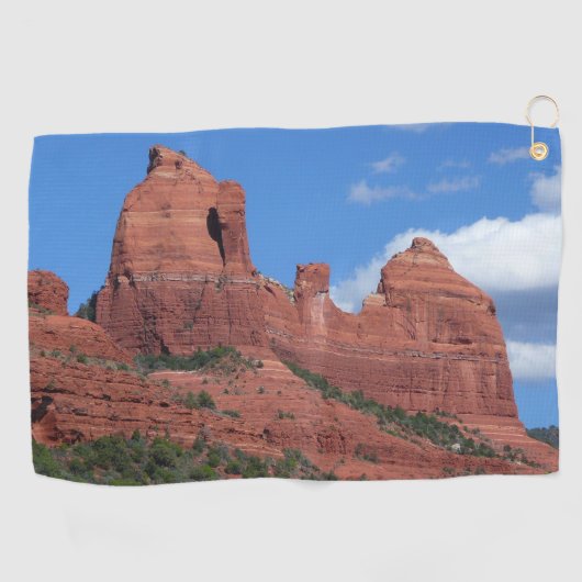 Eagle Rock I Sedona Arizona Travel Photography Golfhanddoek (Horizontaal)