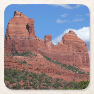 Eagle Rock I Sedona Arizona Travel Photography Kartonnen Onderzetters