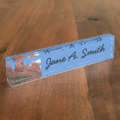 Eagle Rock I Sedona Arizona Travel Photography Naambordje (Zijkant)