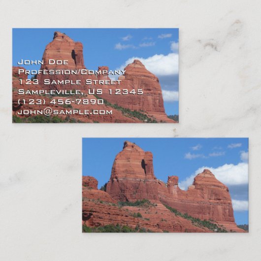 Eagle Rock I Sedona Arizona Travel Photography Visitekaartje (Voorkant / Achterkant)