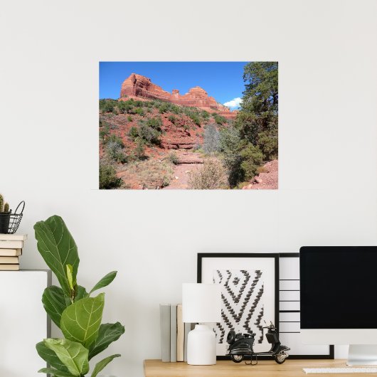 Eagle Rock II Sedona Arizona Travel Photography Poster (Thuiskantoor)