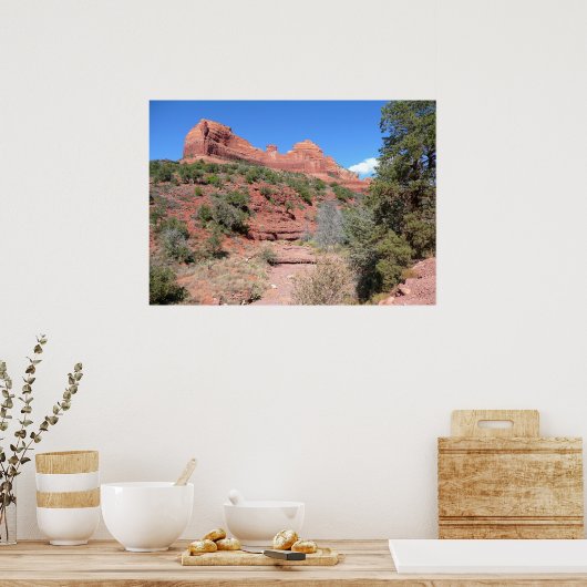 Eagle Rock II Sedona Arizona Travel Photography Poster (Keuken)