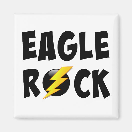 Eagle Rock Lightning Bolt Magneet (Voorkant)