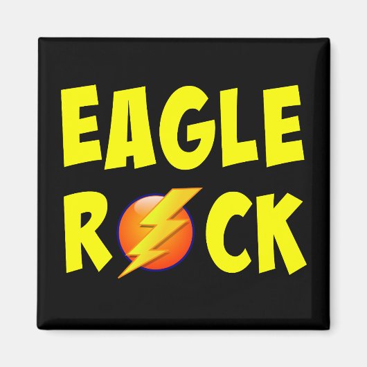 Eagle Rock Lightning Bolt Magneet (Voorkant)
