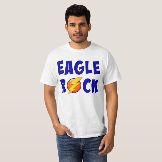 Eagle Rock Lightning Bolt T-shirt (Voorkant volledig)