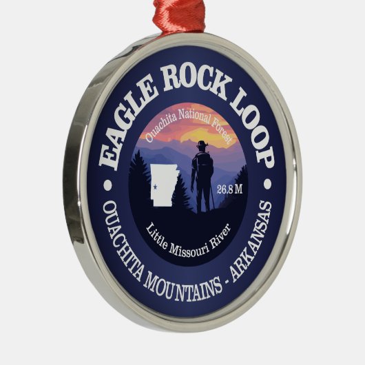 Eagle Rock Loop (rd2) Metalen Ornament (Rechts)