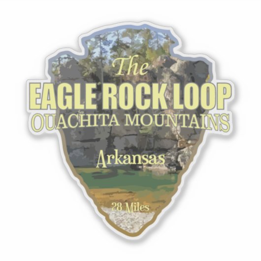 Eagle Rock Loop Sticker (Voorkant)