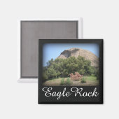 Eagle Rock Monument in Los Angeles, Californië Magneet (Voorkant / Achterkant)
