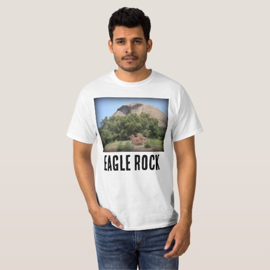 Eagle Rock Monument in Los Angeles, Californië T-shirt (Voorkant volledig)