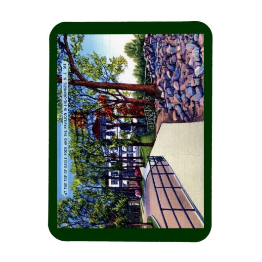 Eagle Rock Pavilion Sinaasappels NJ  Magneet (Verticaal)