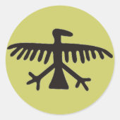 Eagle Ronde Sticker (Voorkant)