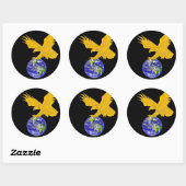 Eagle Ronde Sticker (Vel)