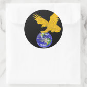 Eagle Ronde Sticker (Tas)