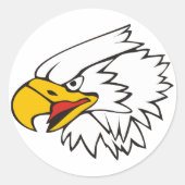 Eagle Ronde Sticker (Voorkant)