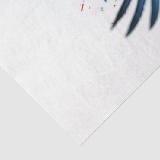 Eagle Rood Wit Blauw Decoupage Tissuepapier (Detail)