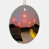 Eagle Room in Hotel de Glace, Quebec, Canada Keramisch Ornament (Rechts)