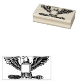 Eagle rubber stempel (Gestempeld)