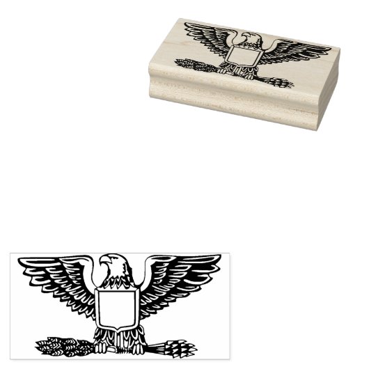 Eagle rubber stempel (Gestempeld)