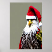 Eagle Santa Claus | AI Art Poster (Voorkant)