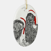 Eagle Santa Ornament E15 +E16 Siblings on Nest (Rechts)