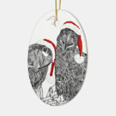 Eagle Santa Ornament E15 +E16 Siblings on Nest (Links)