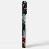 Eagle Schilderachtig Leather-Looking Artwork Case-Mate iPhone Case (Achterkant / Rechts)