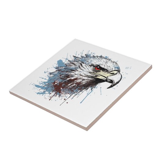 Eagle schilderij tegeltje (Zijkant)