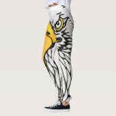 Eagle schopende gezichtveren leggings (Links)