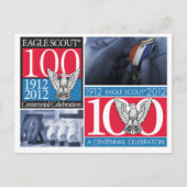 Eagle Scout Centennial Post Kaart (Voorkant)