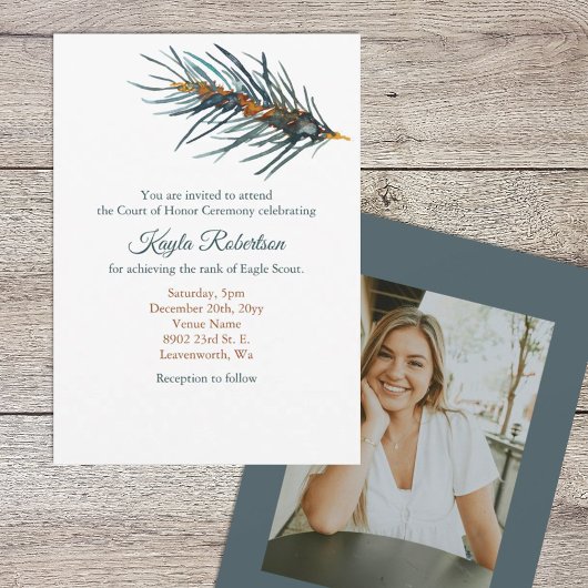 Eagle Scout, Court of Honor, Pine Needles Kaart