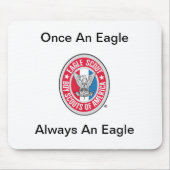 Eagle Scout Insignia Mousepad Muismat (Voorkant)