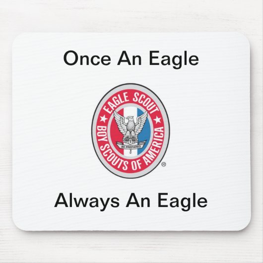 Eagle Scout Insignia Mousepad Muismat (Voorkant)