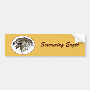 Eagle Screaming Bumpersticker