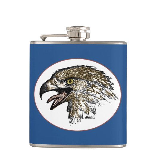 Eagle Screaming Heupfles (Voorkant)