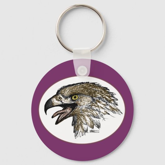 Eagle Screaming Sleutelhanger (Voorkant)