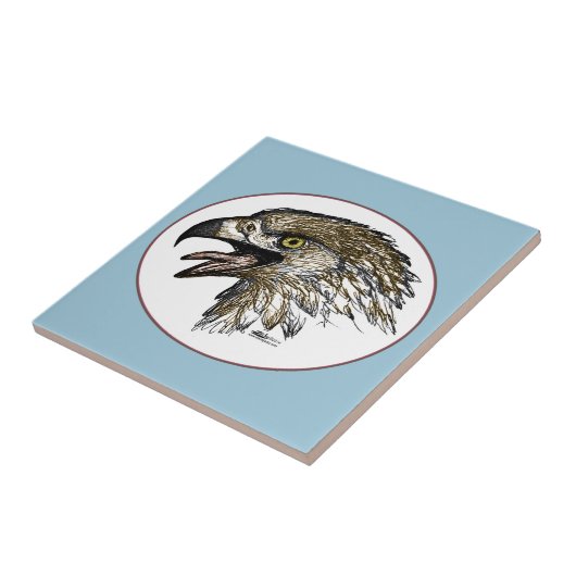 Eagle Screaming Tegeltje (Zijkant)