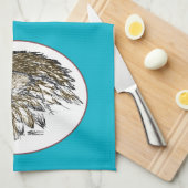 Eagle Screaming Theedoek (Quarter Fold)