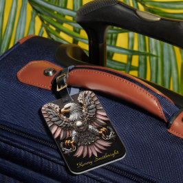 Eagle Sculpture Bagagelabel