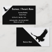Eagle Silhouette Bird Natuur Animal Custom Busines Visitekaartje (Voorkant / Achterkant)