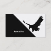 Eagle Silhouette Bird Natuur Animal Custom Busines Visitekaartje (Achterkant)