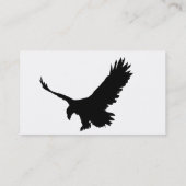 Eagle Silhouette Bird Natuur Animal Custom Visitekaartje (Achterkant)