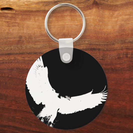 Eagle Silhouette Sleutelhanger (Voorkant)