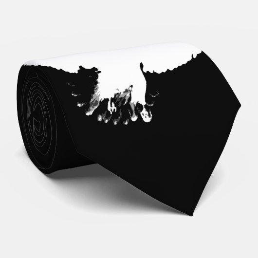 Eagle Silhouette Stropdas (Opgerold)