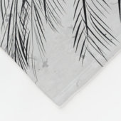 Eagle Sketch Face Wall Art Fleece Deken (Hoek)