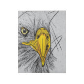 Eagle Sketch Face Wall Art Notitieblok (Linkerzijde)