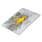 Eagle Sketch Face Wall Art Notitieblok (Schuin)