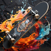 Eagle Skull Custom Name Persoonlijk Skateboard
