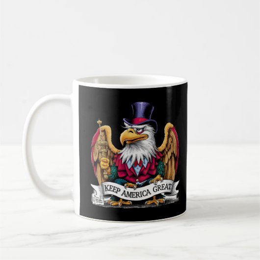 Eagle Soar: Omarm de Geest" Koffiemok (Links)
